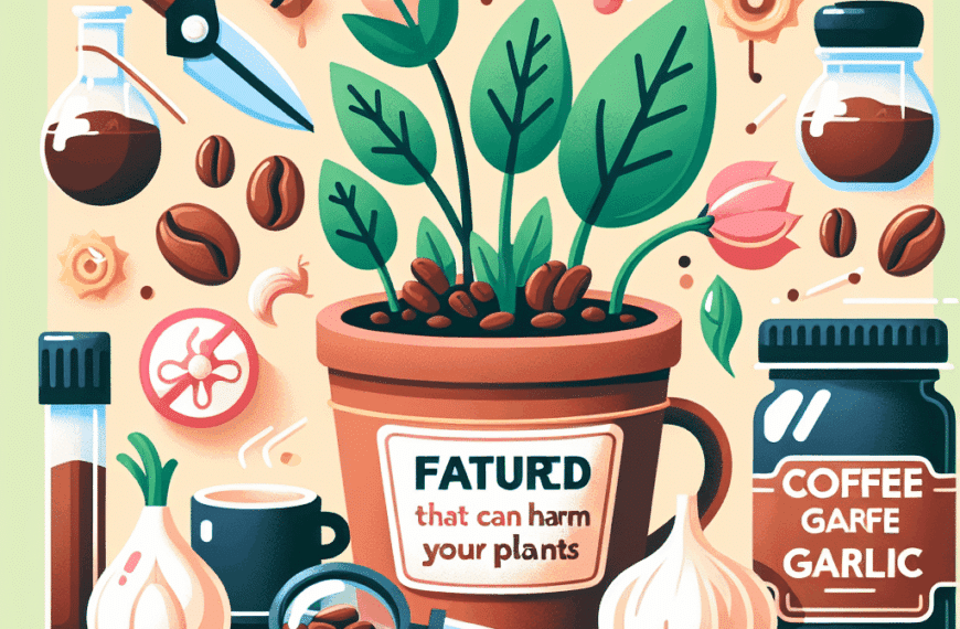 Errores Comunes al Usar Café y Ajo que Pueden Perjudicar tus Plantas