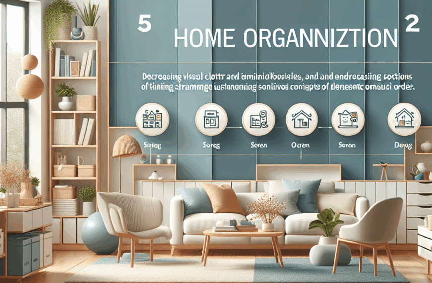 Cinco Estrategias para Reducir el Ruido Visual y Mejorar el Orden en el Hogar