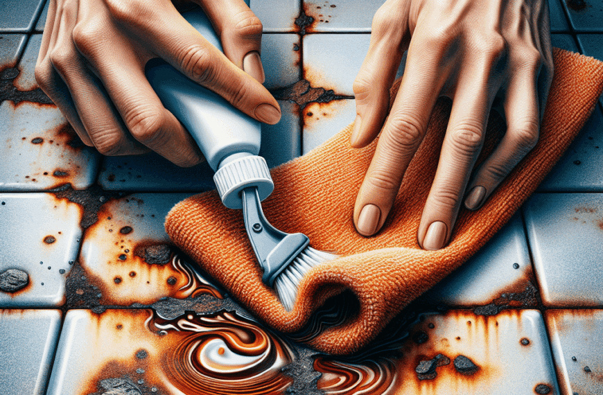 Guía Práctica para Eliminar Óxido de las Baldosas del Baño Fácilmente