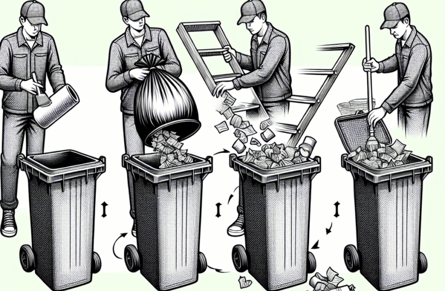 Mantén tu Cubo de Basura Impecable: Guía Fácil para su Limpieza al Cambiar la Bolsa