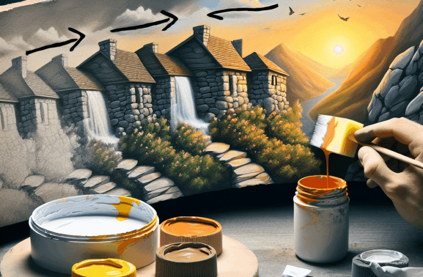 Transforma tus Paredes: Crea un Efecto Piedra con Pintura