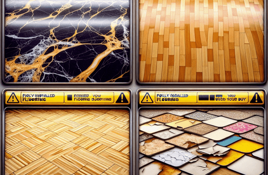 Cuatro Tipos de Piso que Deberías Evitar a Toda Costa