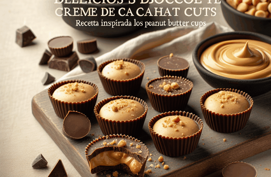 Deliciosos Bocados de Chocolate y Crema de Cacahuete: Receta Inspirada en los Peanut Butter Cups de Mercadona