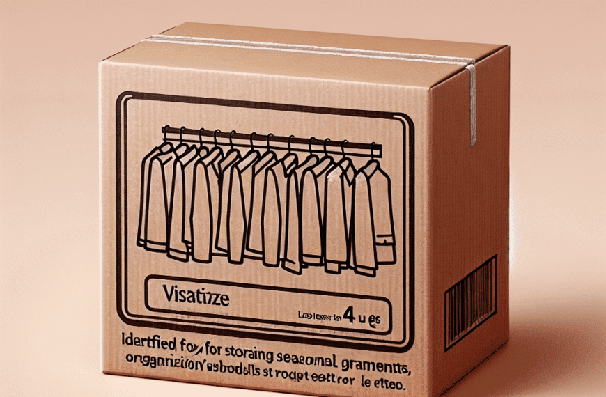 Organiza tus Prendas de Temporada con la Caja de Lidl por Menos de 4 Euros