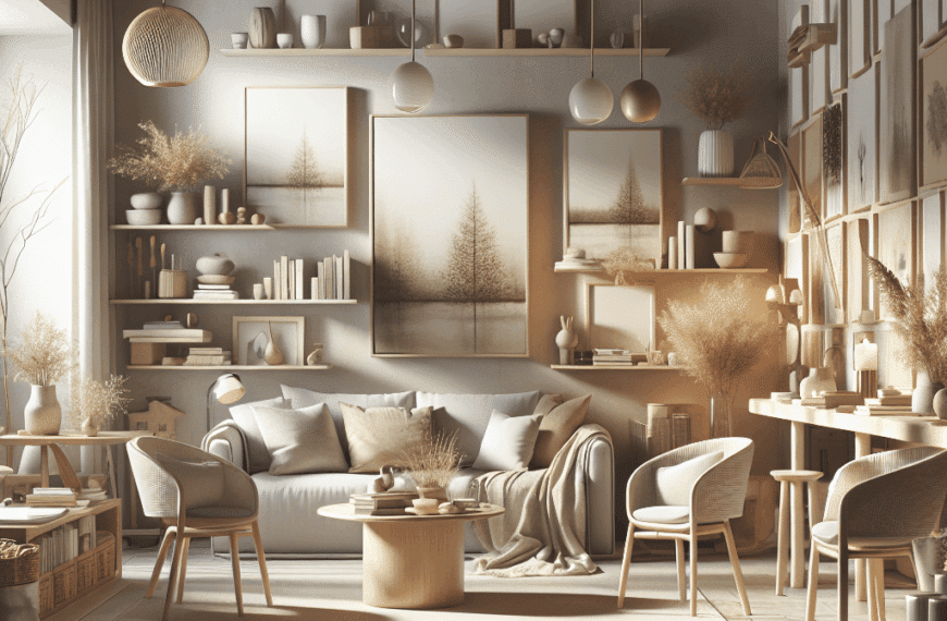 Transforma tu Hogar en un Oasis Nórdico: Secretos con Lienzos para Espacios Pequeños