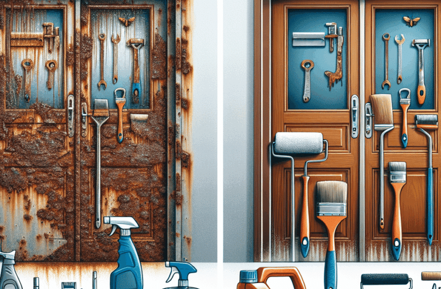 Guía Práctica para Eliminar Óxido en Puertas y Ventanas del Hogar