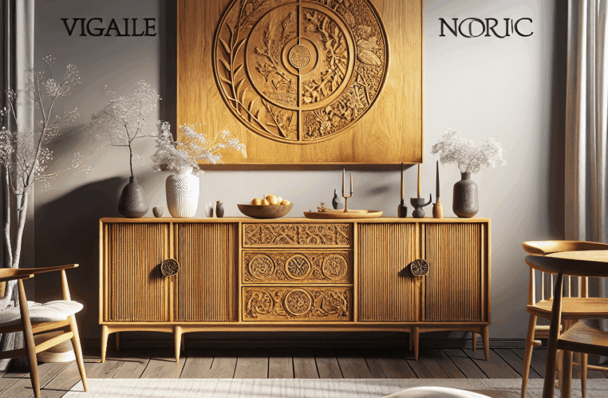 Encanto Nórdico: La Elegancia de un Aparador Vintage de Teca para el Hogar