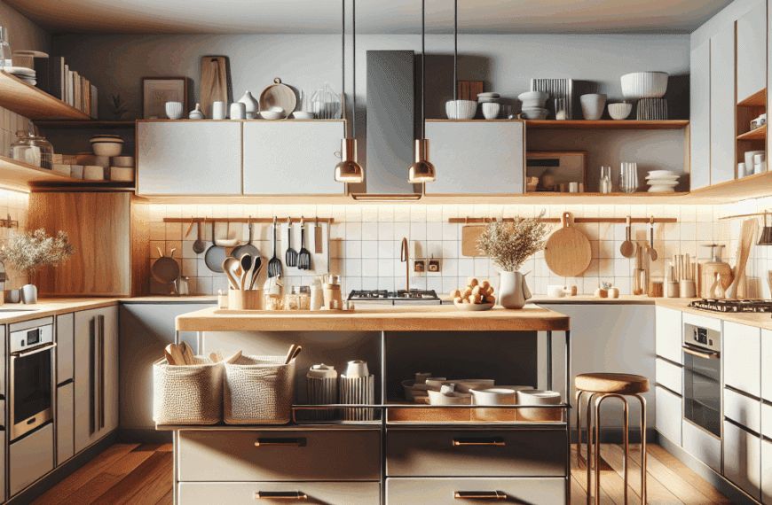 Espacios Compactos: Integrando Isla y Camarera en Cocinas Reducidas