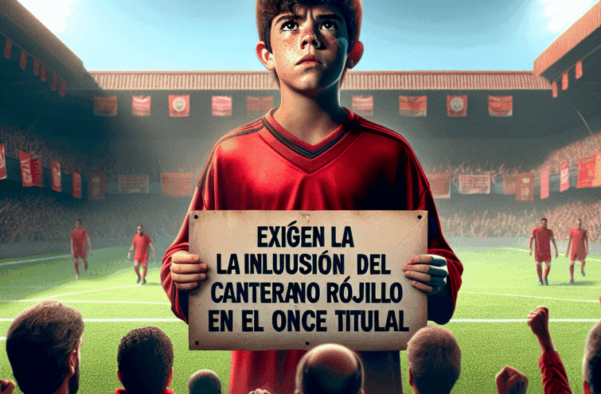 Exigen la Inclusión del Canterano Rojillo en el Once Titular