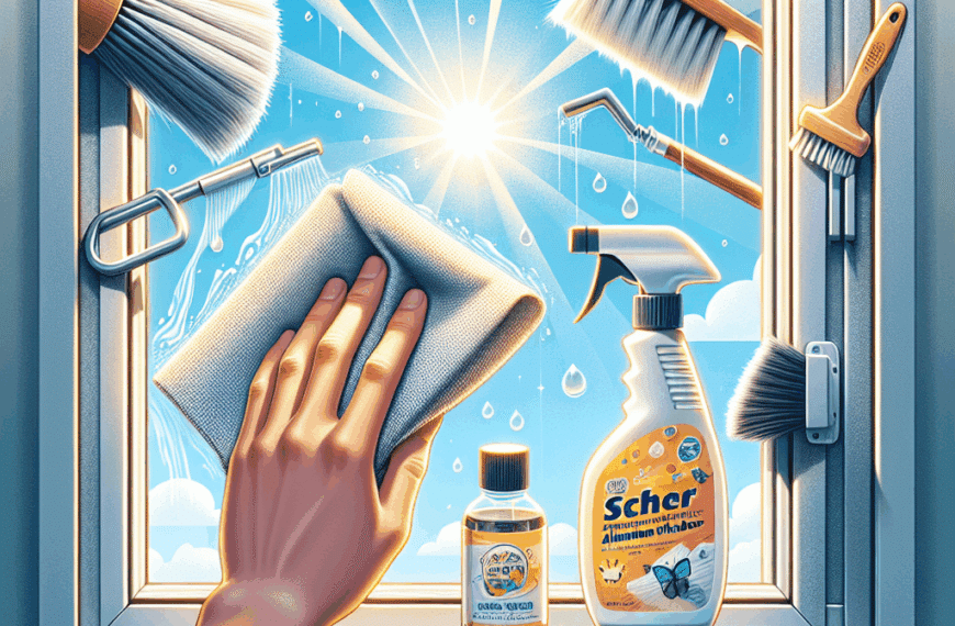 Guía Completa para Limpiar Ventanas de Aluminio: Cómo Eliminar Manchas y Polvo de Forma Eficaz