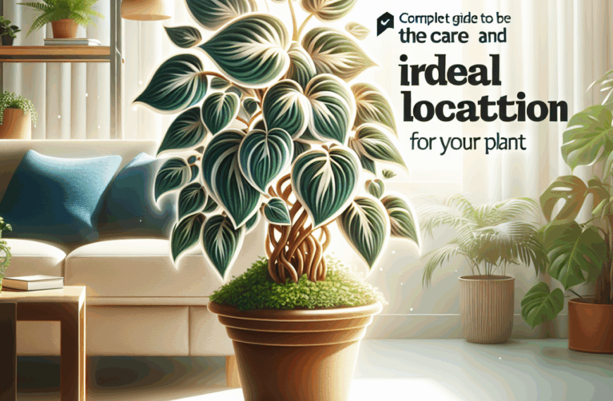 Guía Completa para el Cuidado y Ubicación Ideal de Tu Planta