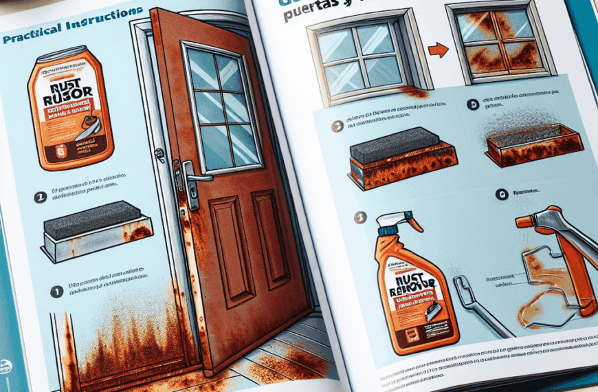 Guía Práctica para Eliminar el Óxido de Puertas y Ventanas en el Hogar