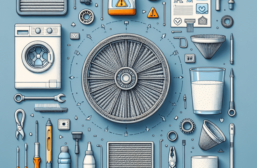 Mantenimiento Eficiente: Cómo y Cuándo Limpiar el Filtro de tu Lavadora