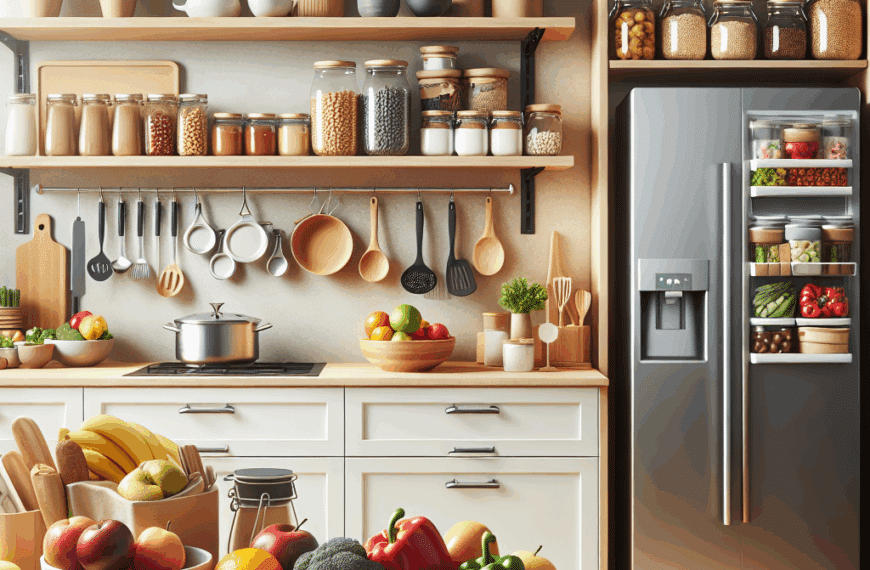 Guía Práctica para Mantener una Cocina Saludable y Ordenada