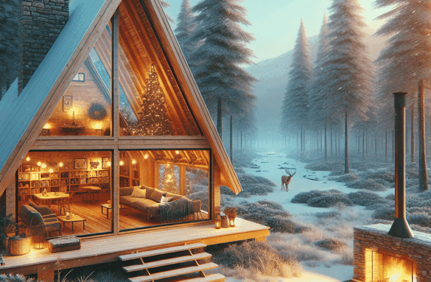 La Magia del Hygge en una Cabaña A-Frame: Un Refugio de Confort