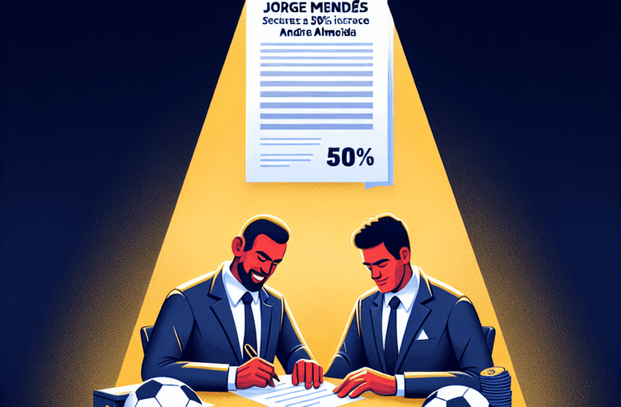Jorge Mendes Logra un Aumento del 50% en el Salario de André Almeida