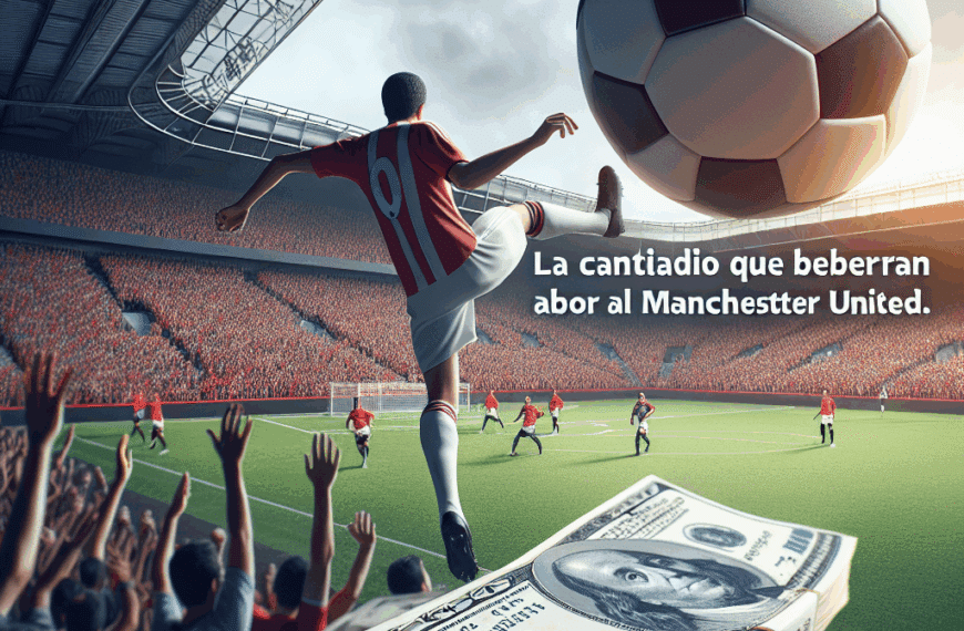 La Cantidad que Deberán Abonar al Manchester United