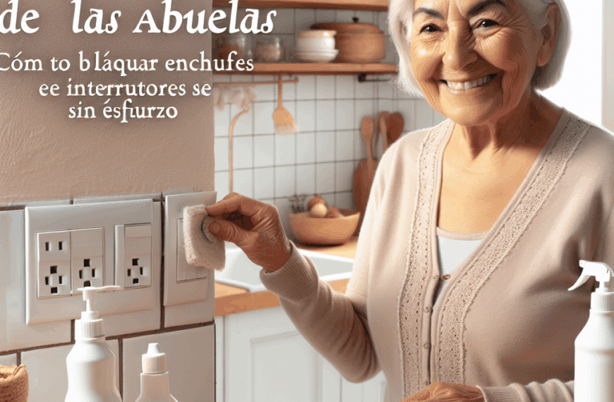 La Magia de las Abuelas: Cómo Blanquear Enchufes e Interruptores Sin Esfuerzo