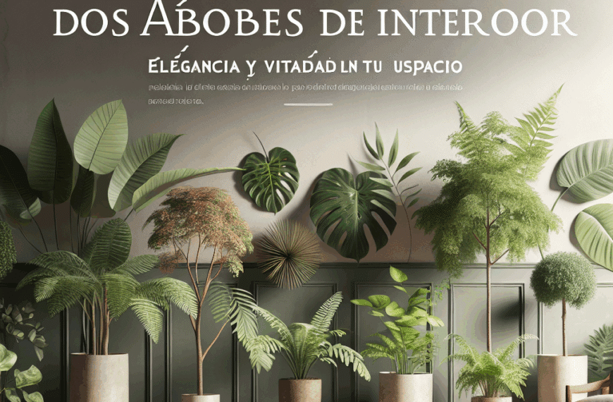 La Magia de los Árboles de Interior: Elegancia y Vitalidad en Tu Espacio
