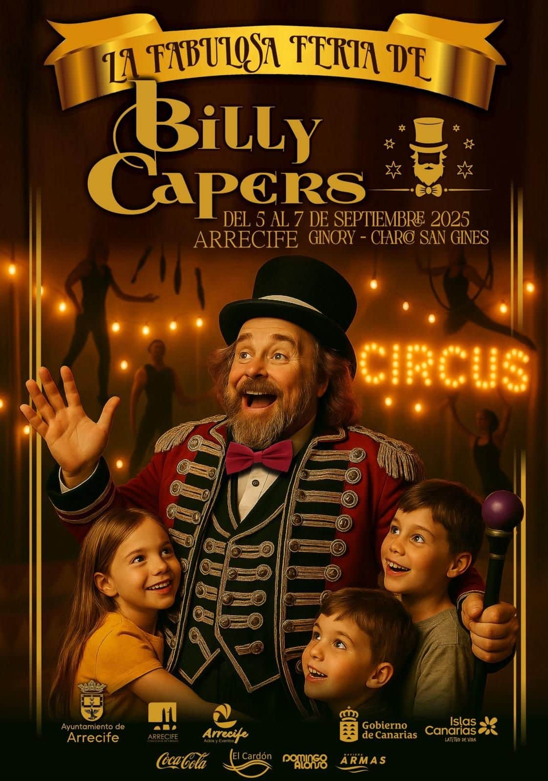 Encantamientos de Billy Capers: Circo, Magia y Risas en Lanzarote