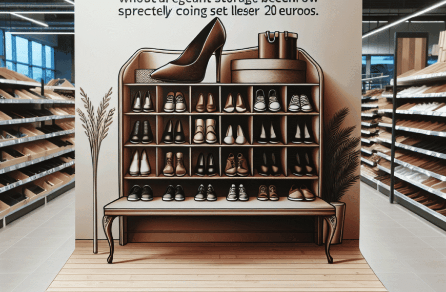 Lidl Presenta un Sofisticado Banco para Zapatos a un Precio Inigualable