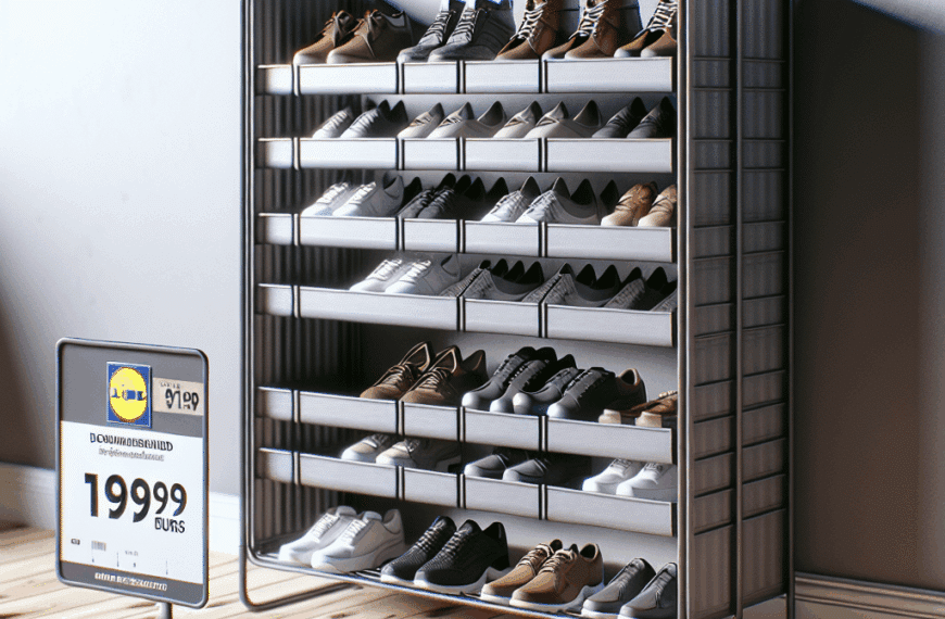 Lidl Lanza un Elegante Sistema de Almacenaje para Zapatos a Solo 19,99 Euros