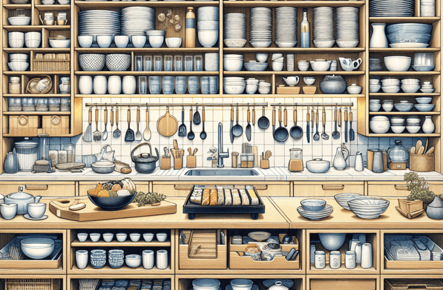 Descubre el Método Japonés para Optimizar el Espacio en Tu Cocina