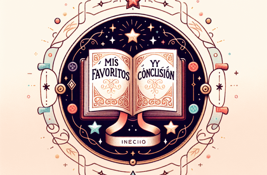 Mis Favoritos: Inicio y Conclusión