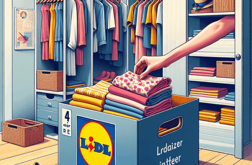 Organiza Tu Ropa de Temporada Con la Caja de Almacenamiento de Lidl a Solo 4 Euros