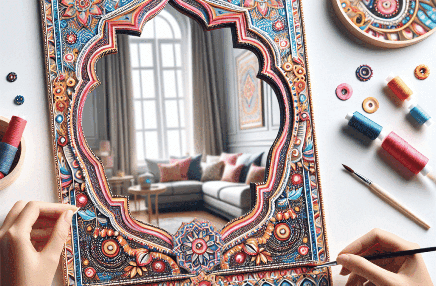 Personaliza tu Espacio: Cómo Pintar un Espejo para Transformar tu Decoración