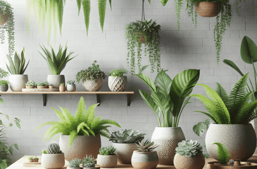 Plantas Naturales: Impulso Vital para un Entorno Interior Saludable