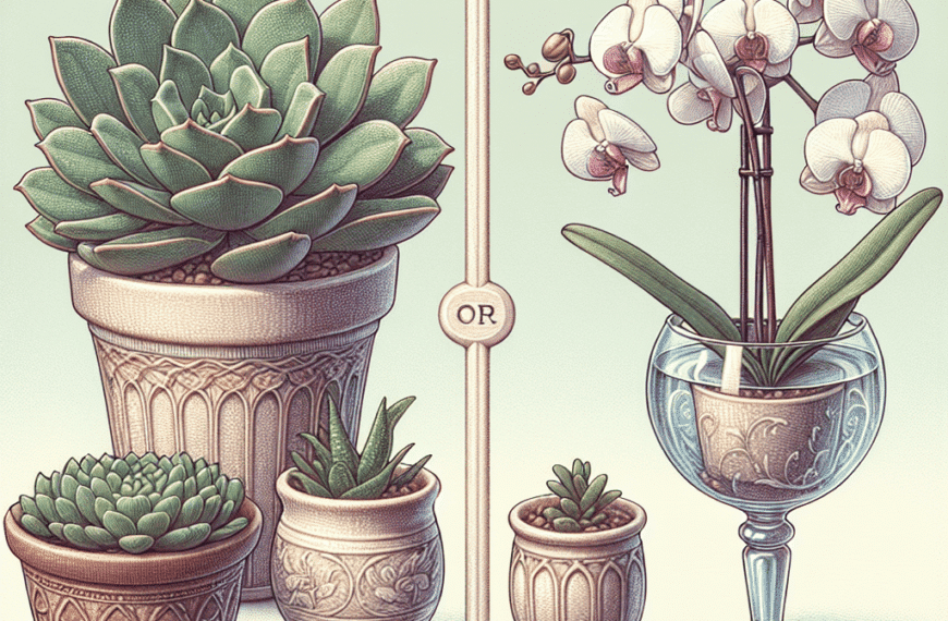 ¿Cuál es tu mejor opción de planta para el hogar: Crasa u Orquídea?