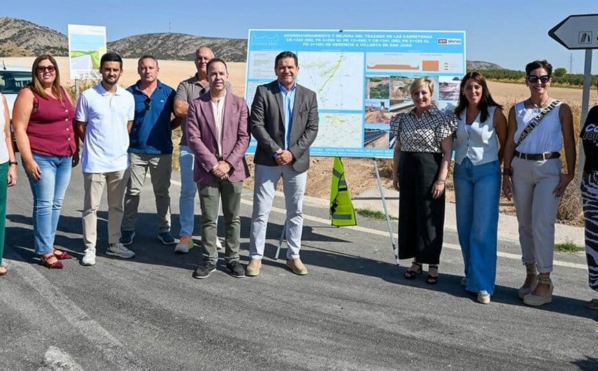 Reabre al tráfico la CR-1342 entre Herencia y Villarta de San Juan