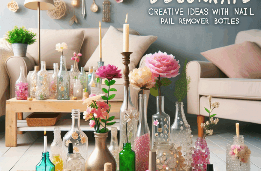 Recicla y Decora: Ideas Creativas con Botes de Quitaesmalte