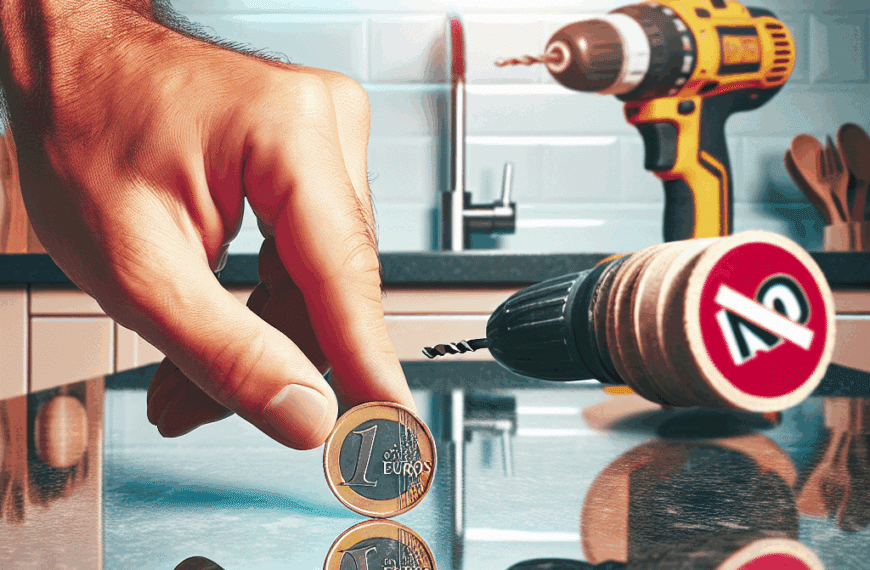 Renueva Tu Encimera Sin Taladro por Solo 9 Euros