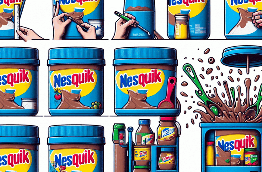 Convierte Botes de Nesquik en Organizadores Funcionales para tu Despensa