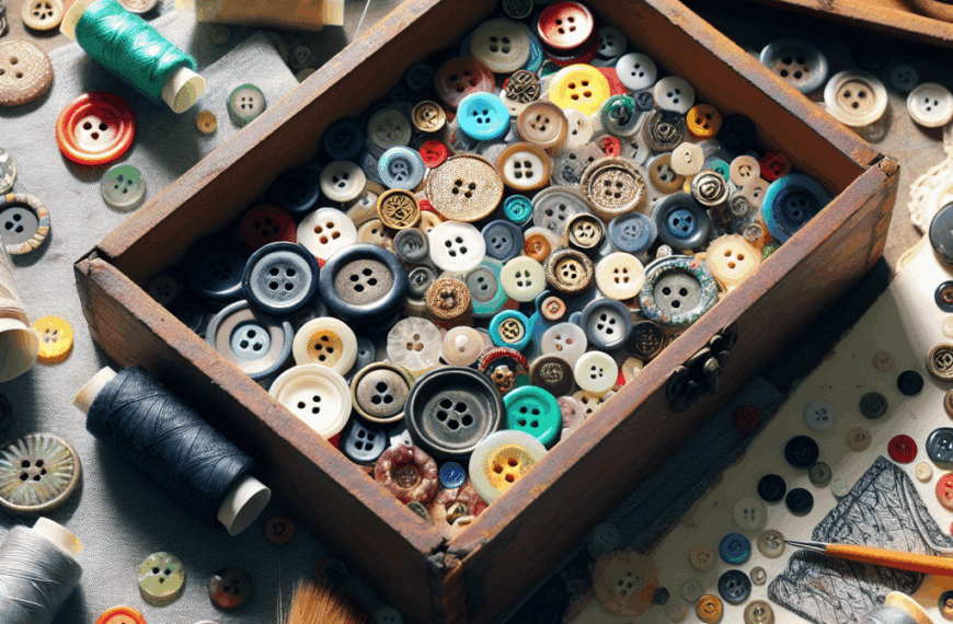 Botones Creativos: Ideas Innovadoras para Tu Caja de Costura