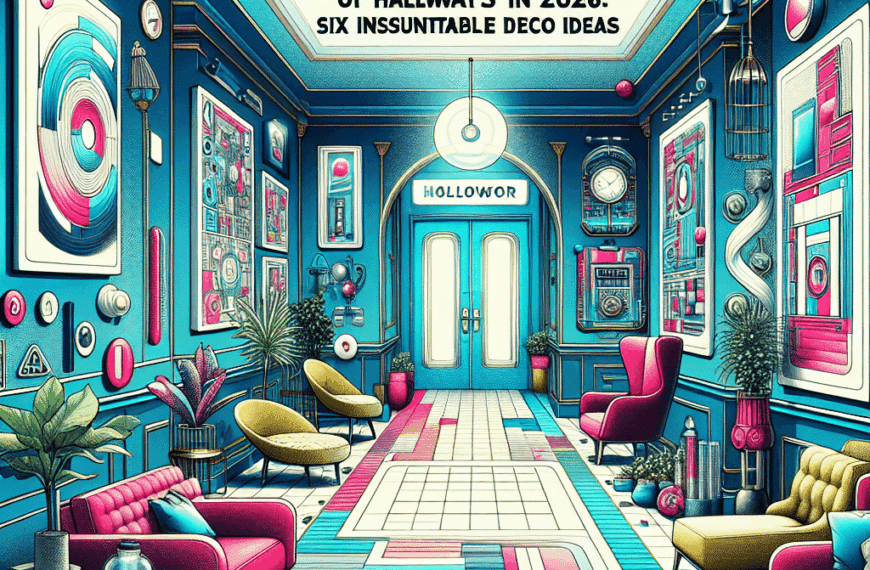 Transforma Tus Pasillos en 2026: Seis Ideas Decorativas Esenciales