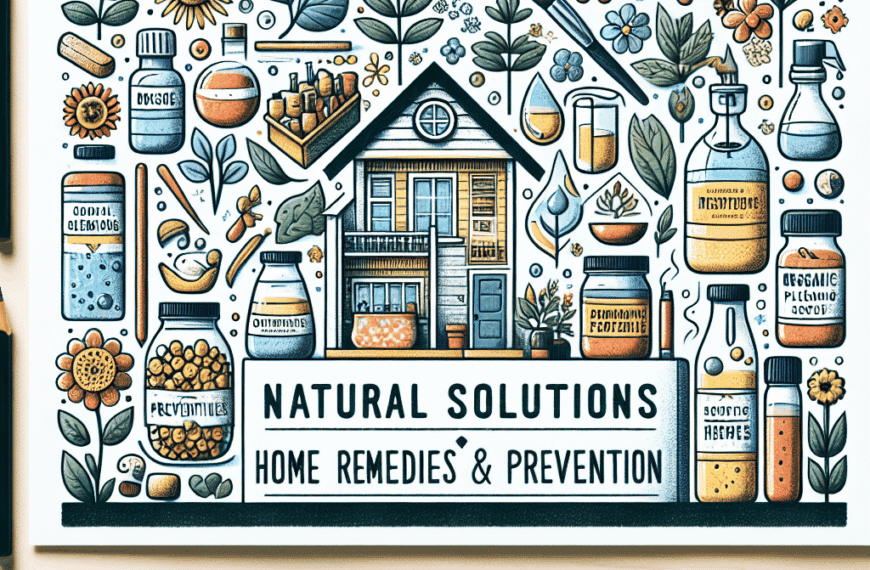 Remedios Naturales: Guía de Soluciones Caseras y Prevención Doméstica