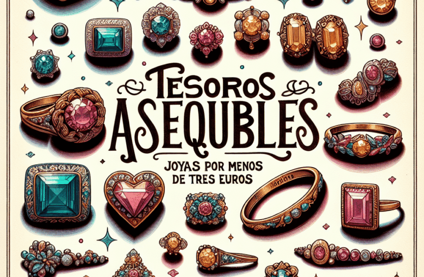Tesoros Asequibles: Joyas por Menos de Tres Euros