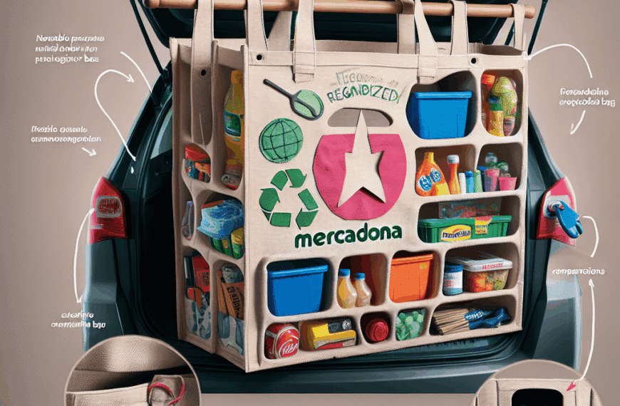 Transforma Tu Bolsa Rota de Mercadona en un Organizador Innovador para el Maletero