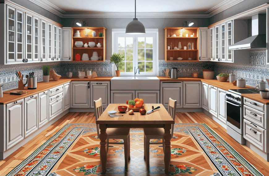 Renueva Tu Cocina con Elegancia: Suelo Portugués de Leroy Merlin, ¡Sin Obras!