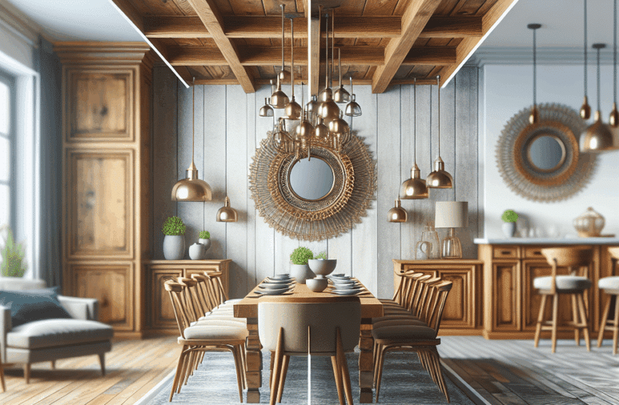 Renueva tu Comedor de Madera: Ideas Modernas para Transformar tu Espacio