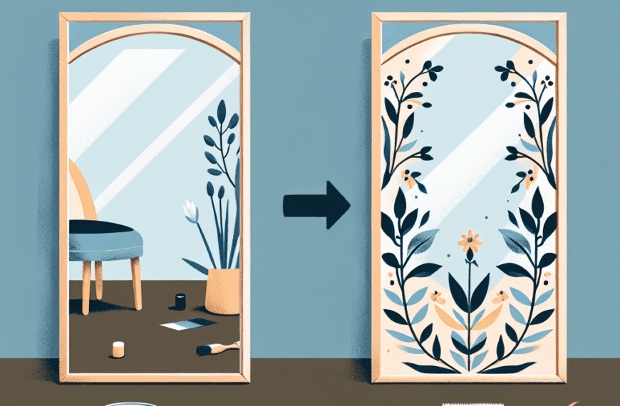 Transforma Tu Espacio: Personaliza Tu Espejo con Pintura para un Estilo Único