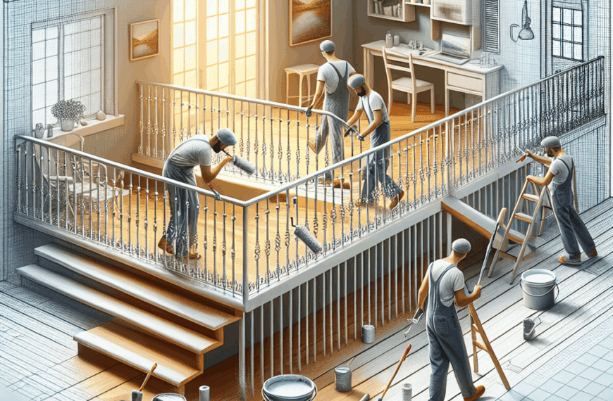 Transforma Tu Hogar: Guía Práctica para Pintar un Barandal de Metal