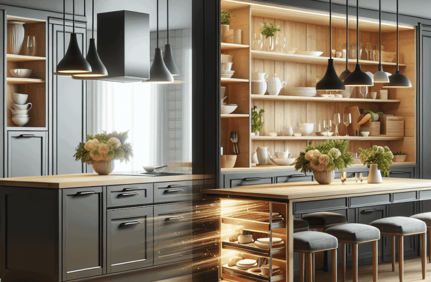 Convierte tu Isla de Cocina en una Mesa de Comedor al Instante: ¡Con Espacio de Almacenamiento!