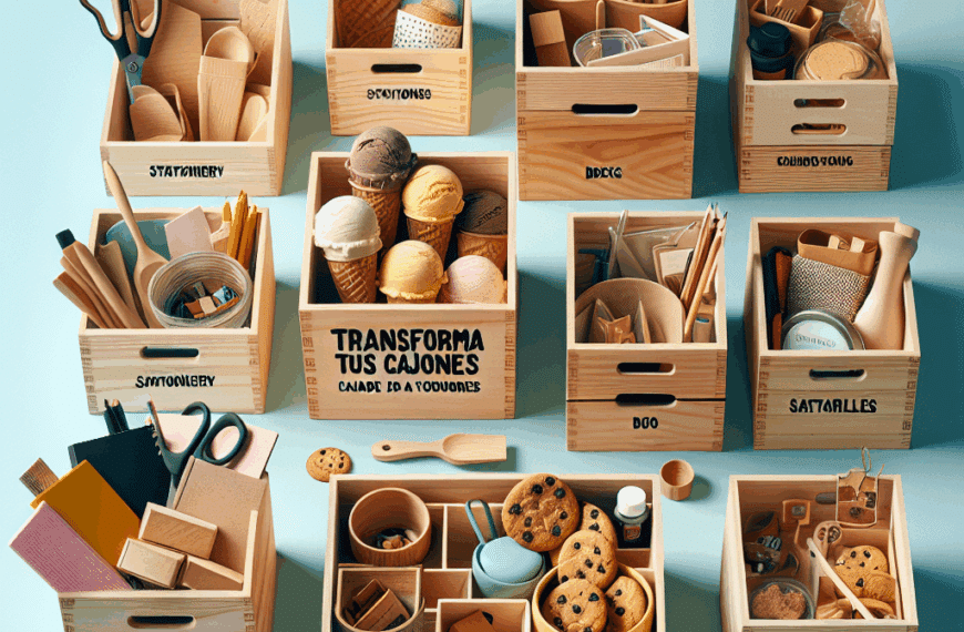 Transforma Tus Cajones: Reutiliza Cajas de Helados y Galletas para una Organización Ideal