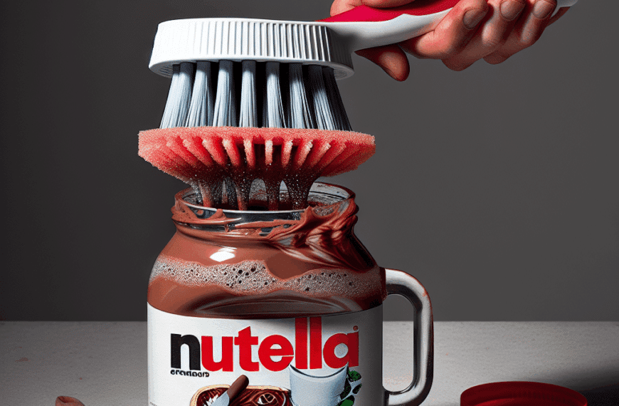 Convierte tu Bote de Nutella en un Ingenioso Dispensador de Jabón para Platos
