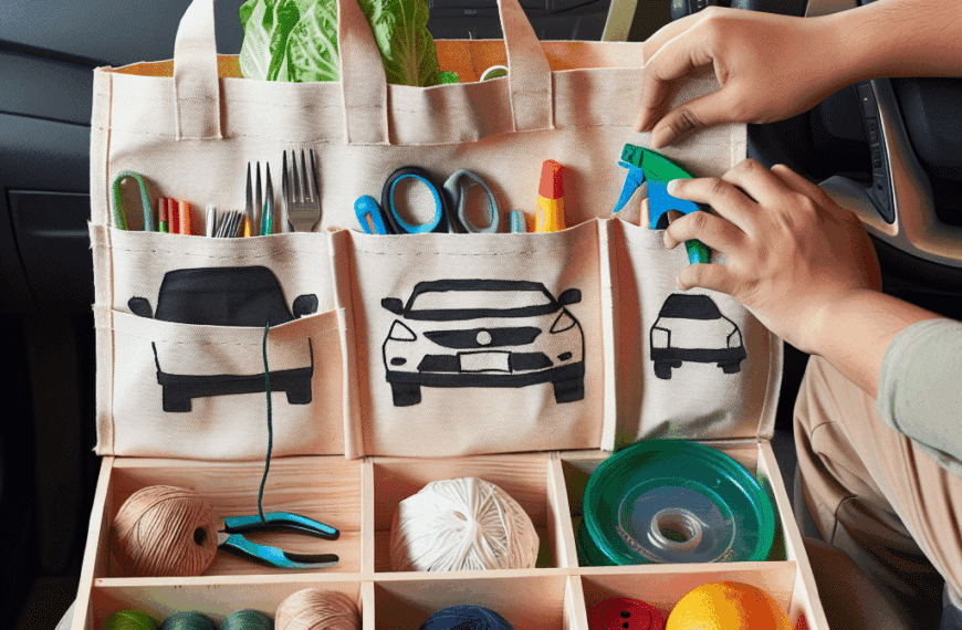 Convierte una Bolsa Rota de Mercadona en un Organizador Funcional para tu Maletero