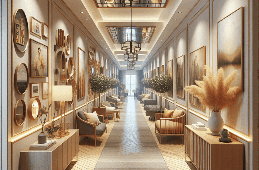 Soluciones de Diseño para Transformar Pasillos Largos y Estrechos